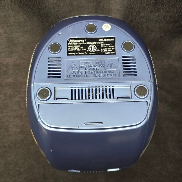 Memorex MKS2112 Portable CD + G Karaoke System with Microphone CD Player - Picture 9 of 11
